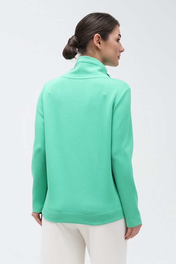 Пуловер Via Appia, размер 42, цвет зелёный - фото 4