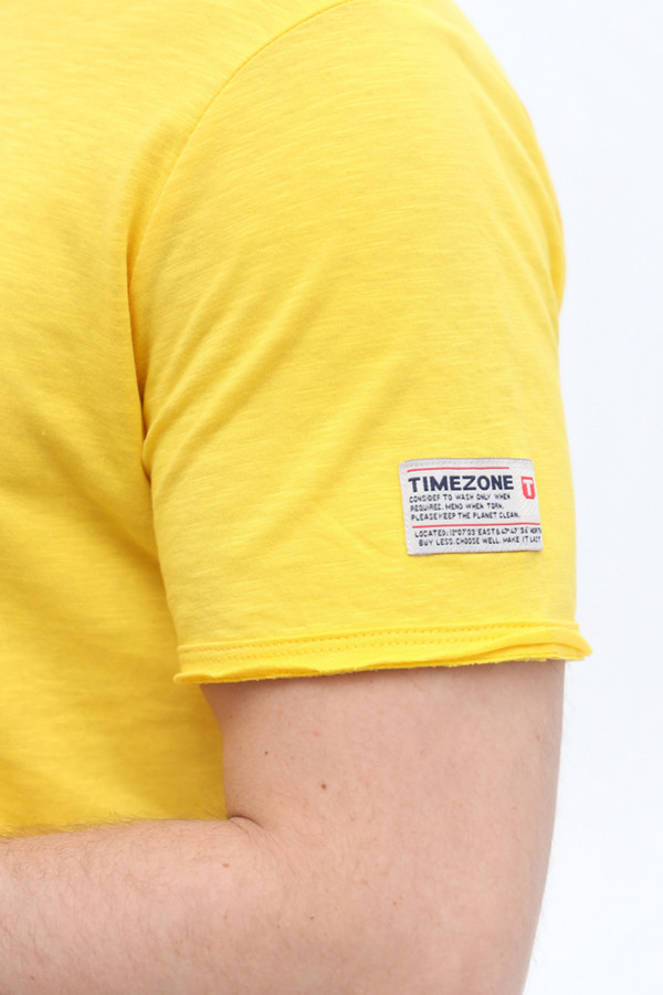 Футболкa Time Zone, размер 44, цвет жёлтый - фото 5