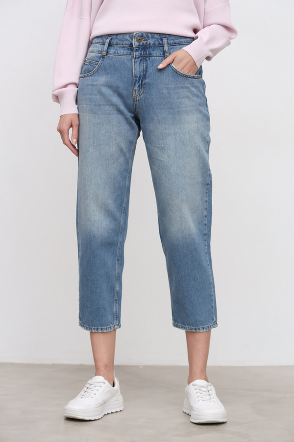 Модные джинсы Cinque, размер 44-46, цвет синий