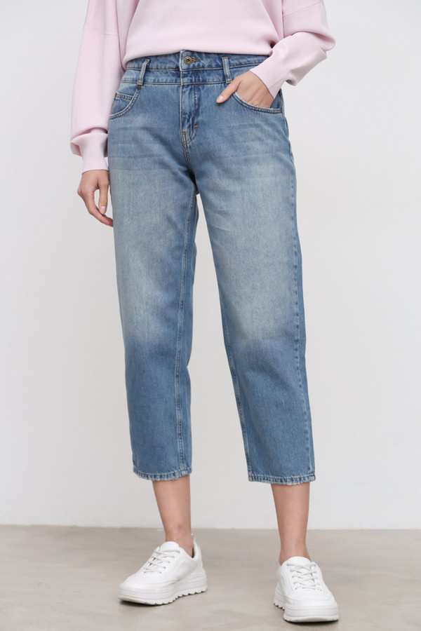 Модные джинсы Cinque, размер 44-46, цвет синий - фото 3