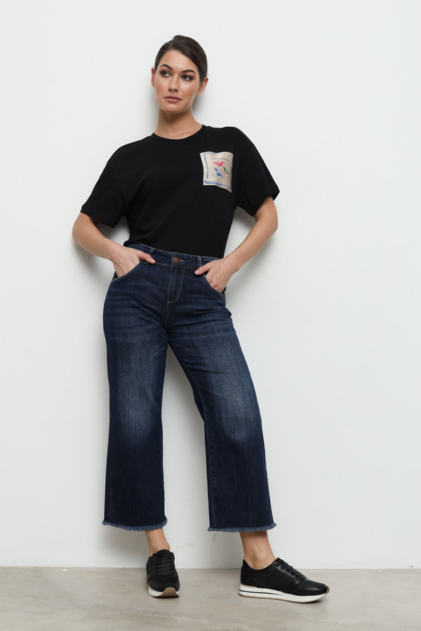 Модные джинсы Time Zone, размер 42, цвет синий - фото 2