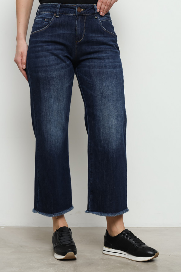 Модные джинсы Time Zone, размер 42, цвет синий - фото 3