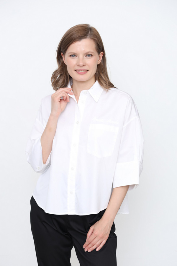 Рубашка с коротким рукавом Marc Aurel, размер 52, цвет белый - фото 3