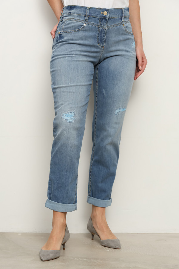 Модные джинсы Gerry Weber, размер 44, цвет синий - фото 1