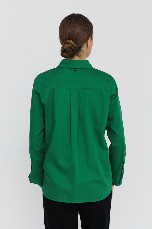 Блузa Gerry Weber, размер 44, цвет зелёный - фото 4