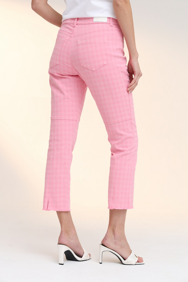 Модные джинсы Marc Cain, размер 44, цвет розовый - фото 4