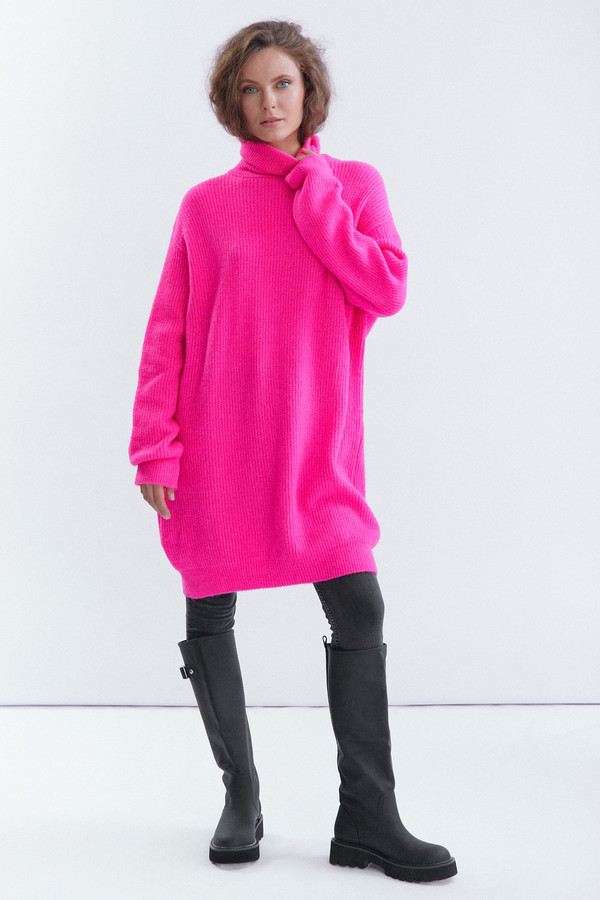 Пуловер MYLIKE, размер 42-50, цвет розовый - фото 2