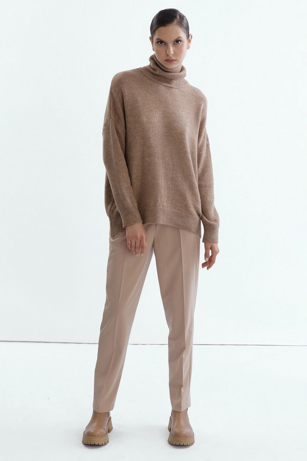 Пуловер MYLIKE, размер 42-50, цвет коричневый - фото 2