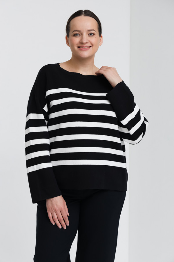 Пуловер Samoon, размер 56, цвет разноцветный - фото 3