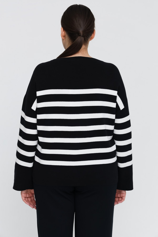 Пуловер Samoon, размер 56, цвет разноцветный - фото 4