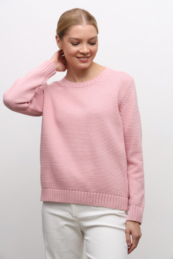Пуловер Maerz, размер 48, цвет розовый - фото 1