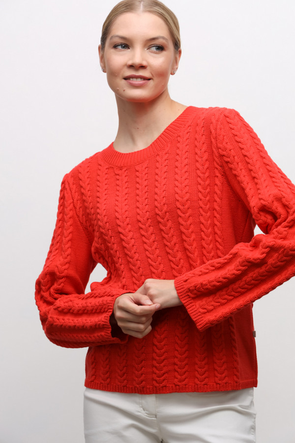 Пуловер Maerz, размер 46, цвет красный - фото 1