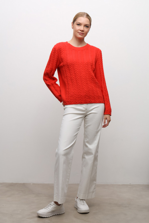 Пуловер Maerz, размер 46, цвет красный - фото 2