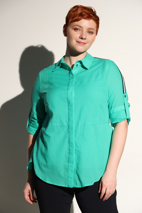 Блузa Tuzzi, размер 44, цвет зелёный - фото 7