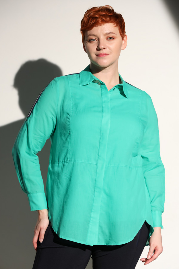 Блузa Tuzzi, размер 44, цвет зелёный - фото 3