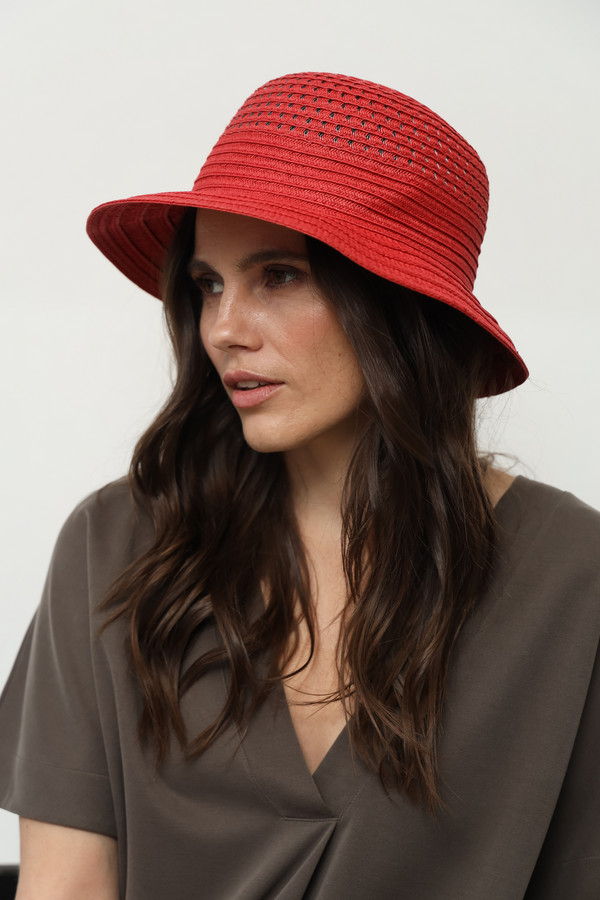 Шляпа Seeberger, размер One, цвет красный - фото 2