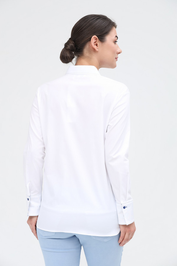 Рубашка с длинным рукавом SE Stenau, размер 44, цвет белый - фото 4