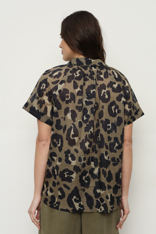 Рубашка с коротким рукавом Catnoir, размер 50, цвет разноцветный - фото 4