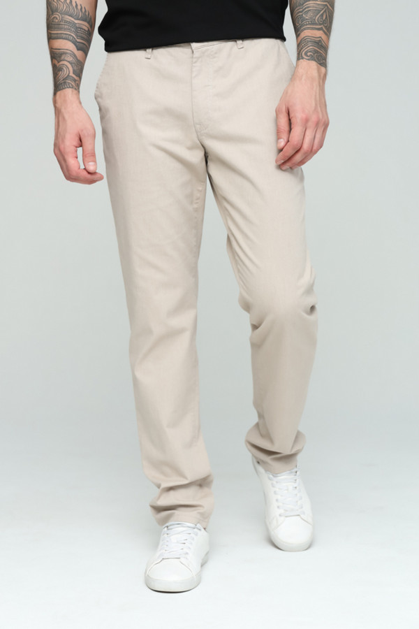 Классические брюки Gardeur, размер 50-52, цвет бежевый