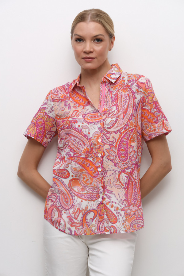 Рубашка с коротким рукавом SE Stenau, размер 46, цвет розовый - фото 3
