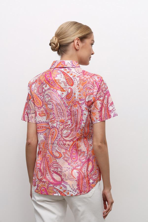 Рубашка с коротким рукавом SE Stenau, размер 46, цвет розовый - фото 4