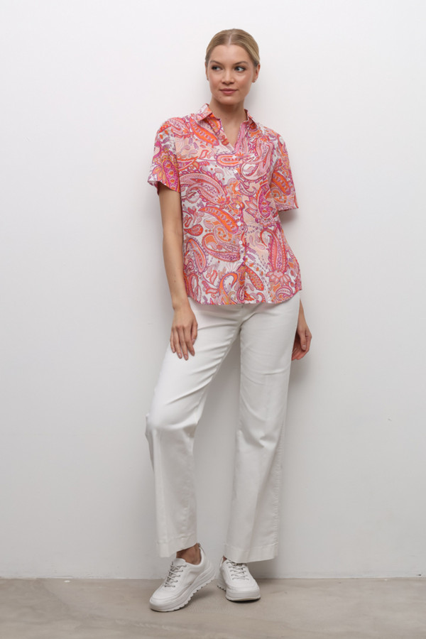 Рубашка с коротким рукавом SE Stenau, размер 46, цвет розовый - фото 2