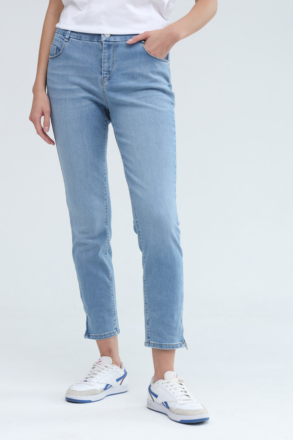 Модные джинсы Gardeur, размер 44, цвет голубой - фото 3