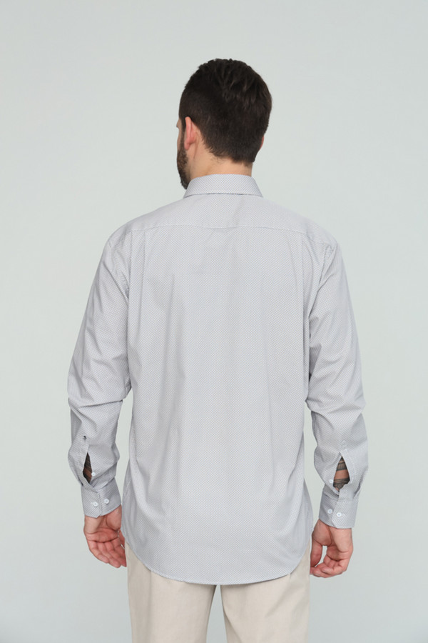 Рубашка с длинным рукавом Seidensticker, размер ворот 46, плечи 60, цвет разноцветный - фото 4