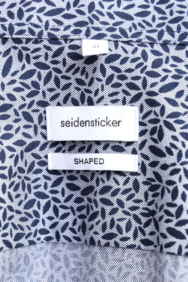 Рубашка с длинным рукавом Seidensticker, размер ворот 43, плечи 54, цвет разноцветный - фото 5