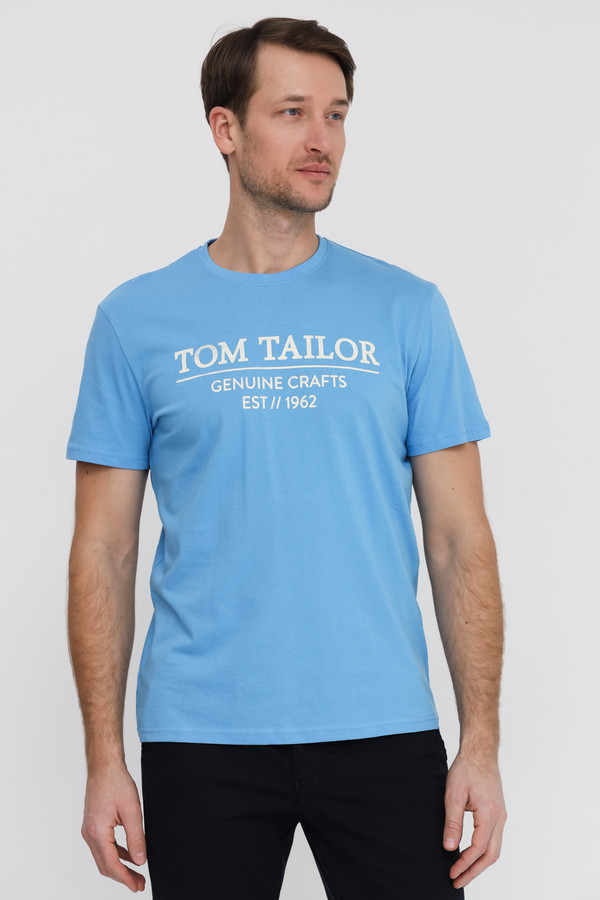Футболкa Tom Tailor, размер 62-64, цвет голубой - фото 3