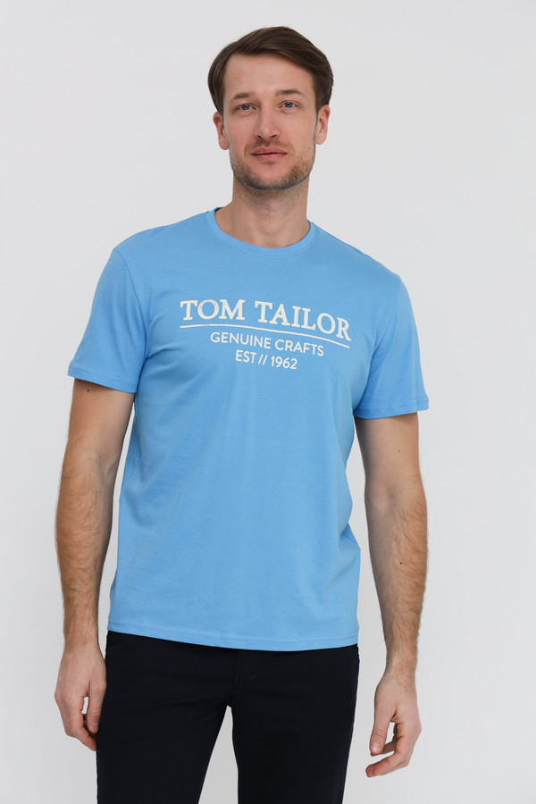 Футболкa Tom Tailor голубого цвета