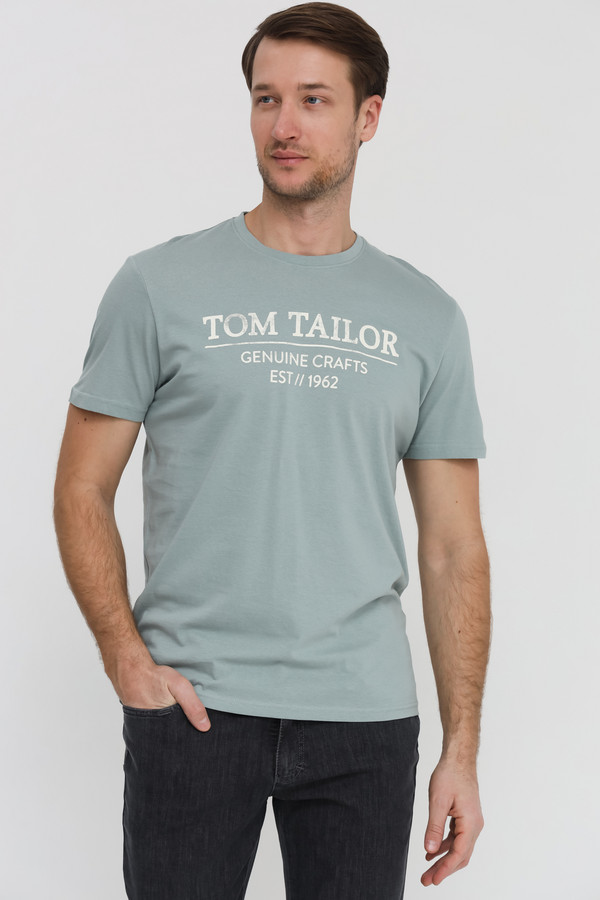 Футболкa Tom Tailor, размер 54-56, цвет голубой - фото 3