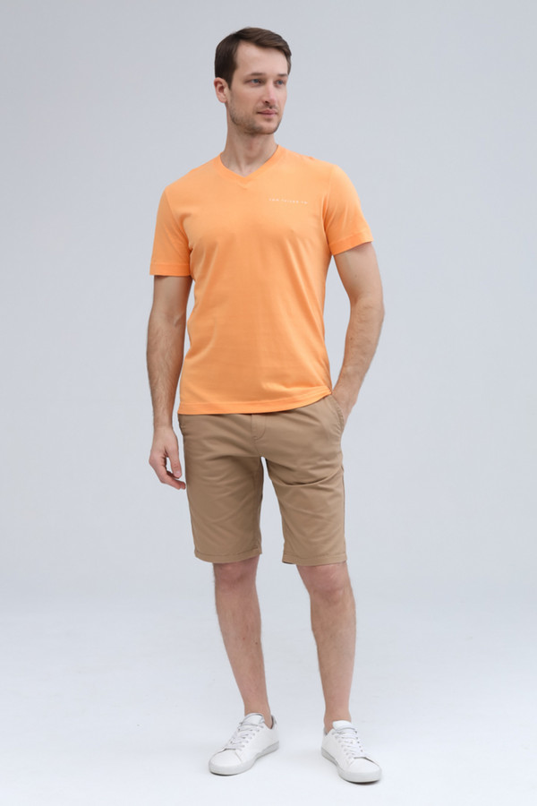 Футболкa Tom Tailor, размер 54-56, цвет оранжевый - фото 2