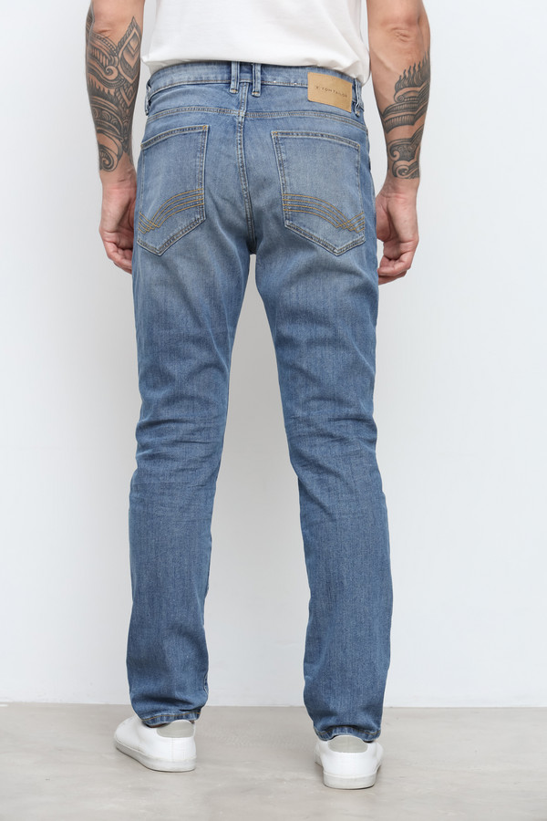 Модные джинсы Tom Tailor, размер 52, цвет синий - фото 4