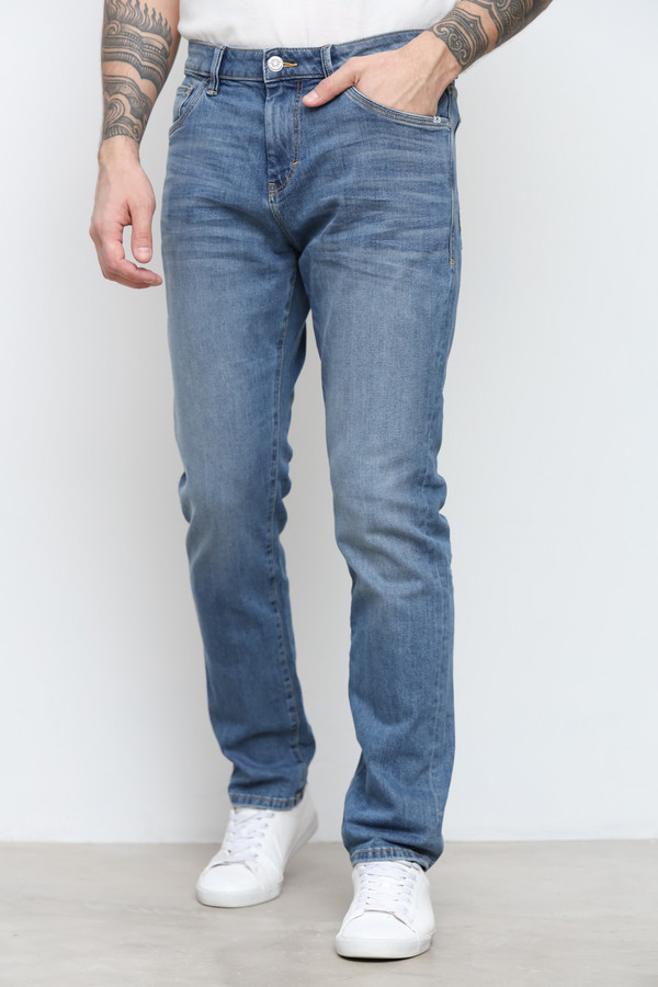 Модные джинсы Tom Tailor, размер 52, цвет синий - фото 3