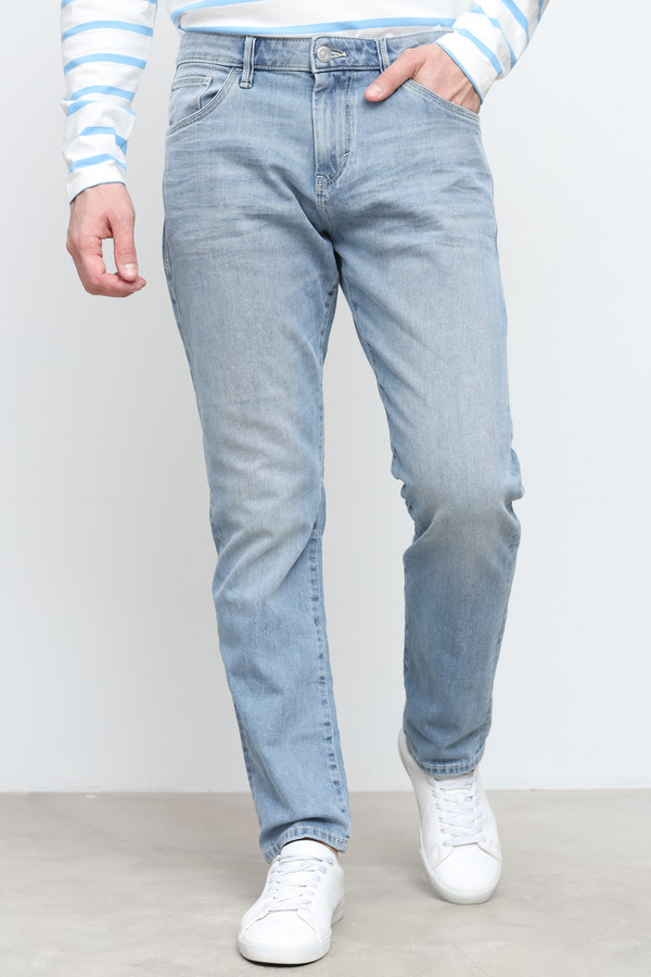 Модные джинсы Tom Tailor, размер 48-50, цвет голубой - фото 3