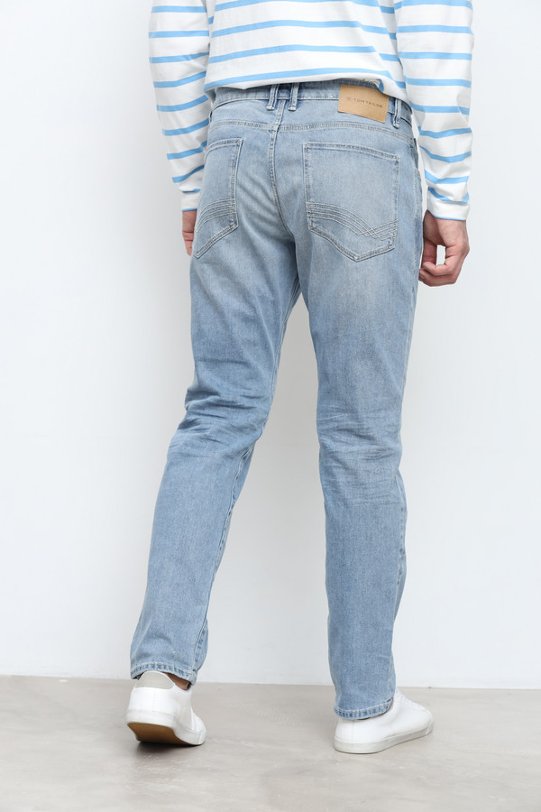 Модные джинсы Tom Tailor, размер 48-50, цвет голубой - фото 4