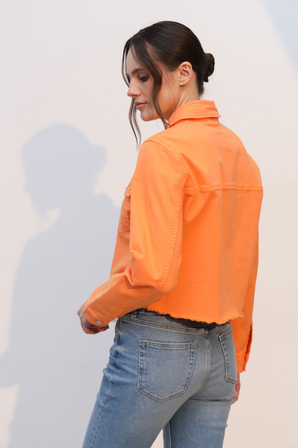Жакет Tom Tailor, размер 48-50, цвет оранжевый - фото 7