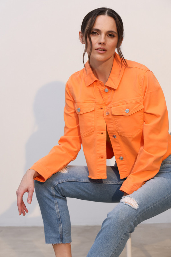Жакет Tom Tailor, размер 48-50, цвет оранжевый - фото 1