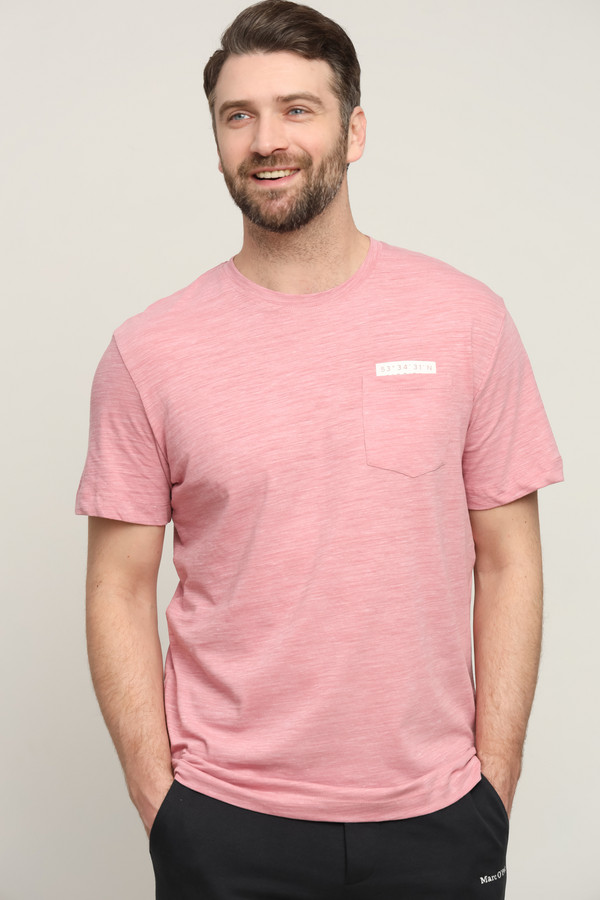 Футболкa Tom Tailor, размер 50-52, цвет розовый - фото 3