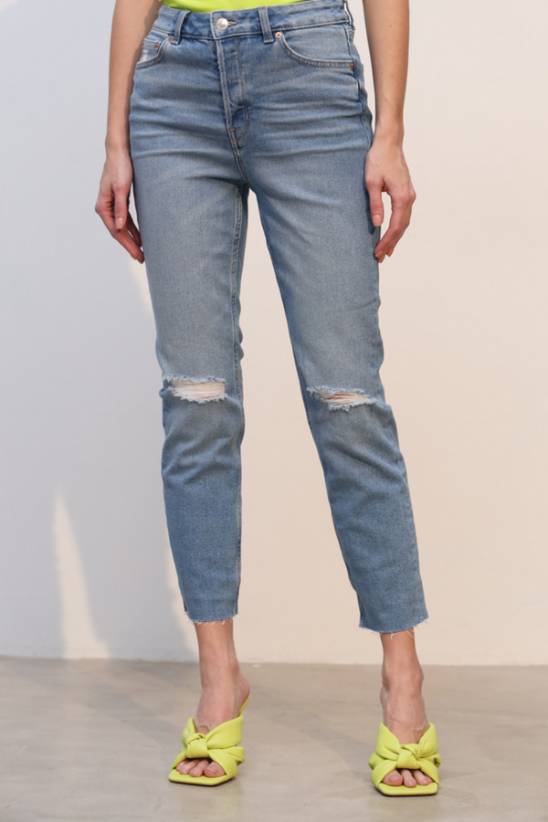 Модные джинсы Tom Tailor, размер 46-48, цвет синий - фото 3