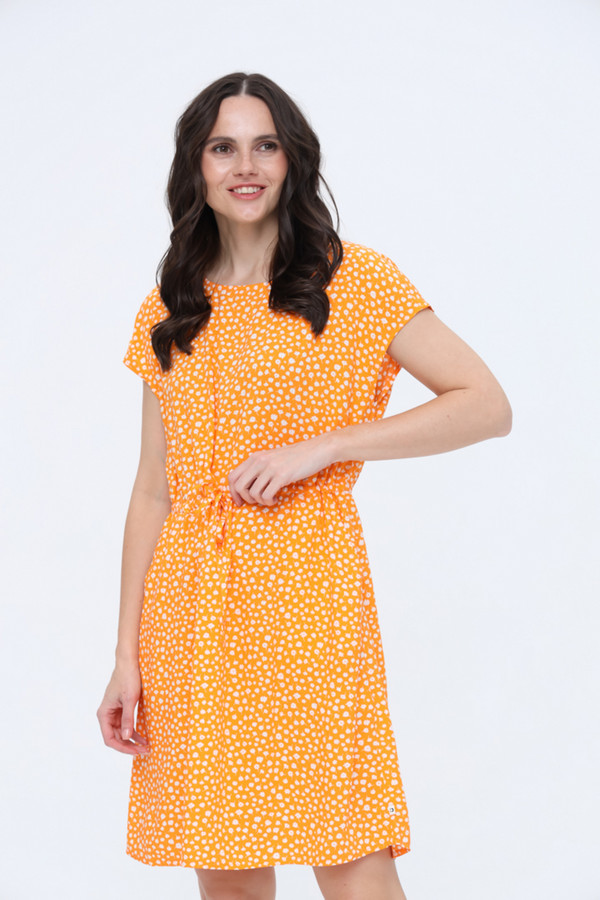 Платье Tom Tailor оранжевого цвета