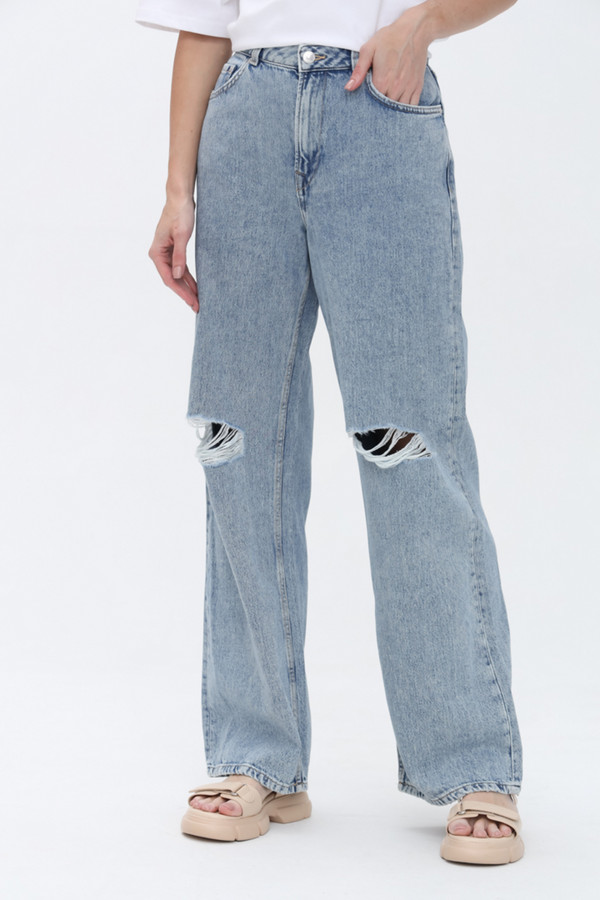 Классические джинсы Tom Tailor голубого цвета