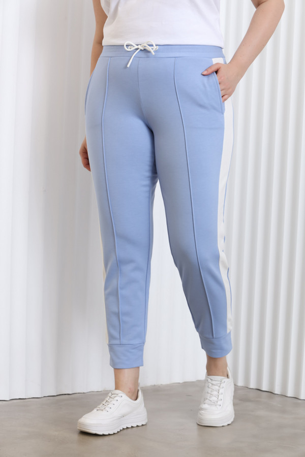 Спортивные брюки Olsen, размер 48, цвет голубой