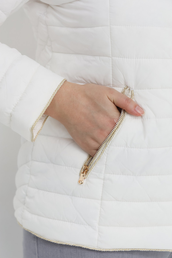 Куртка Electra style, размер 44, цвет белый - фото 8