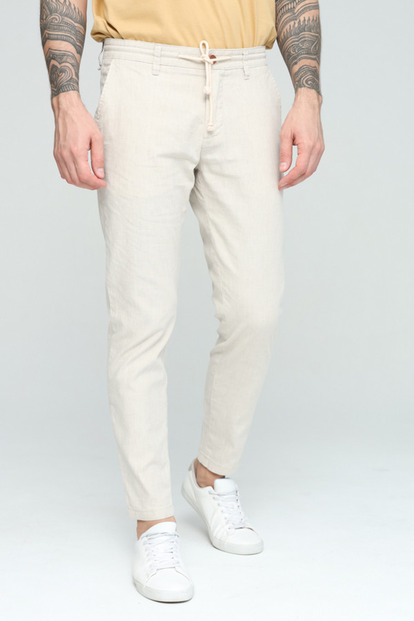 Классические брюки Hattric, размер 50-52, цвет бежевый