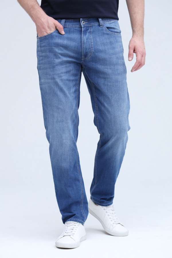 Классические джинсы Hattric, размер 54, цвет синий