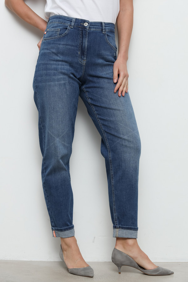 Классические джинсы Ppep, размер 48, цвет синий - фото 3