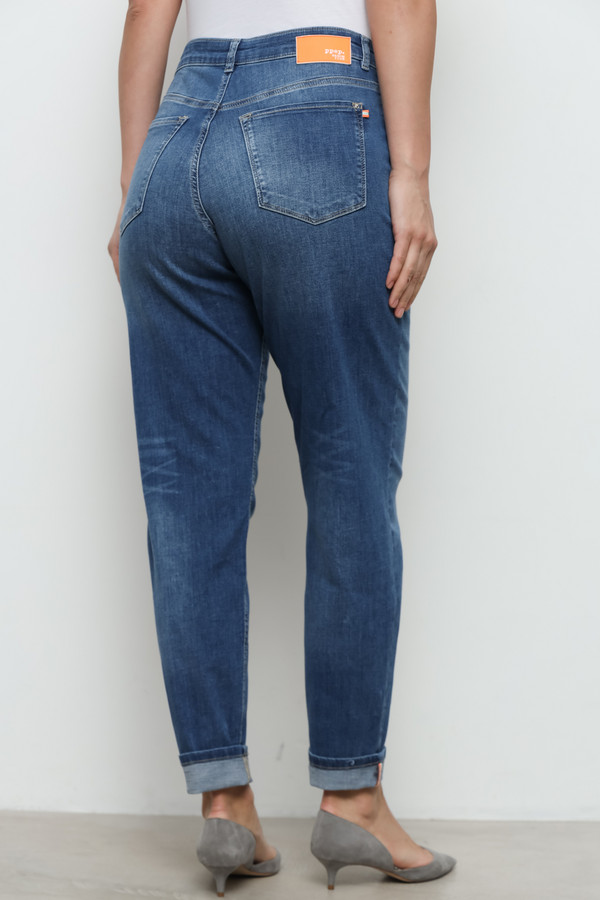 Классические джинсы Ppep, размер 48, цвет синий - фото 4
