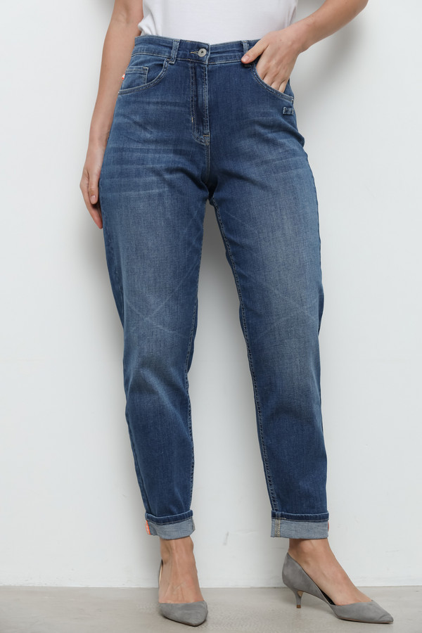 Классические джинсы Ppep, размер 48, цвет синий - фото 1